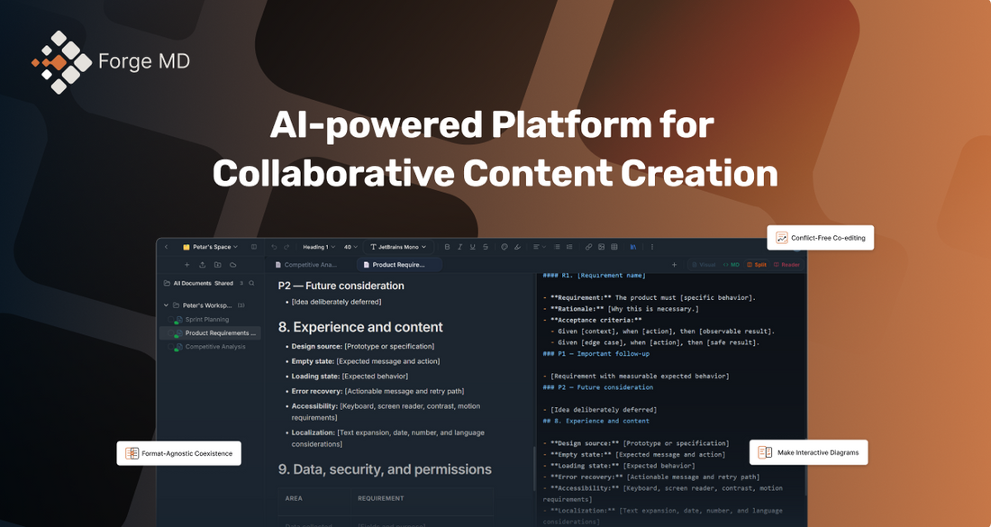 ForgeMD – A New Approach to Collaborative Content Creation