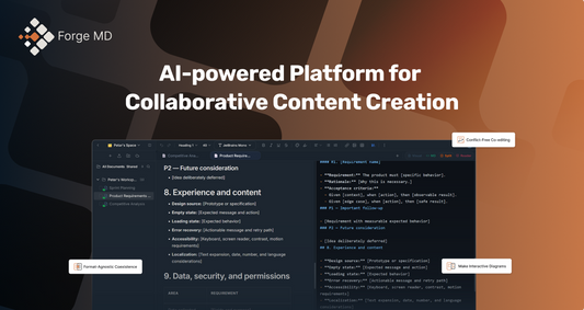 ForgeMD – A New Approach to Collaborative Content Creation