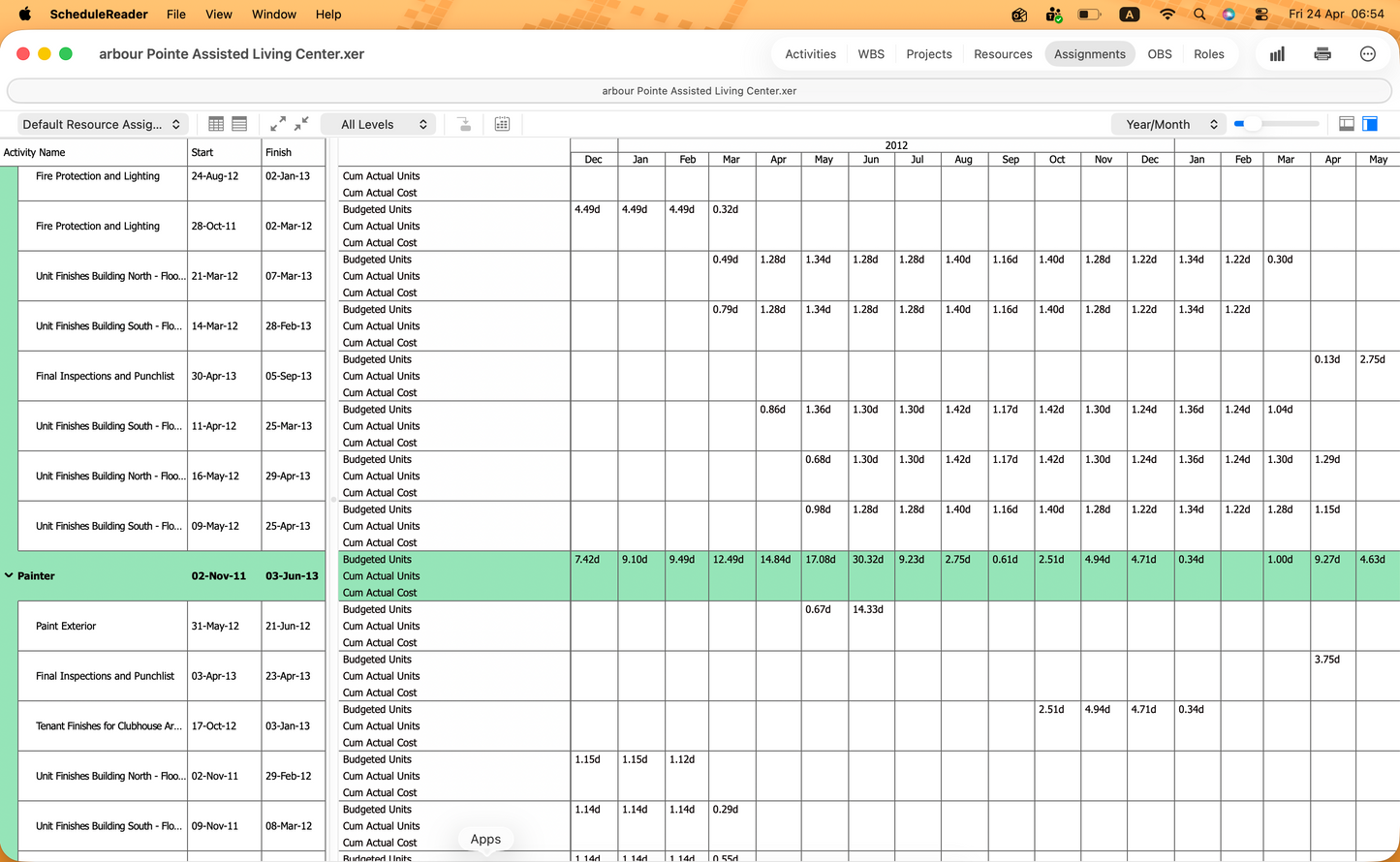 ScheduleReader