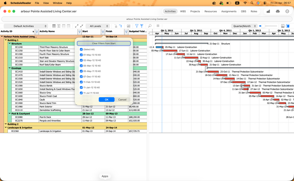 ScheduleReader — XER Reader & Viewer for PC & Mac – Synami Store