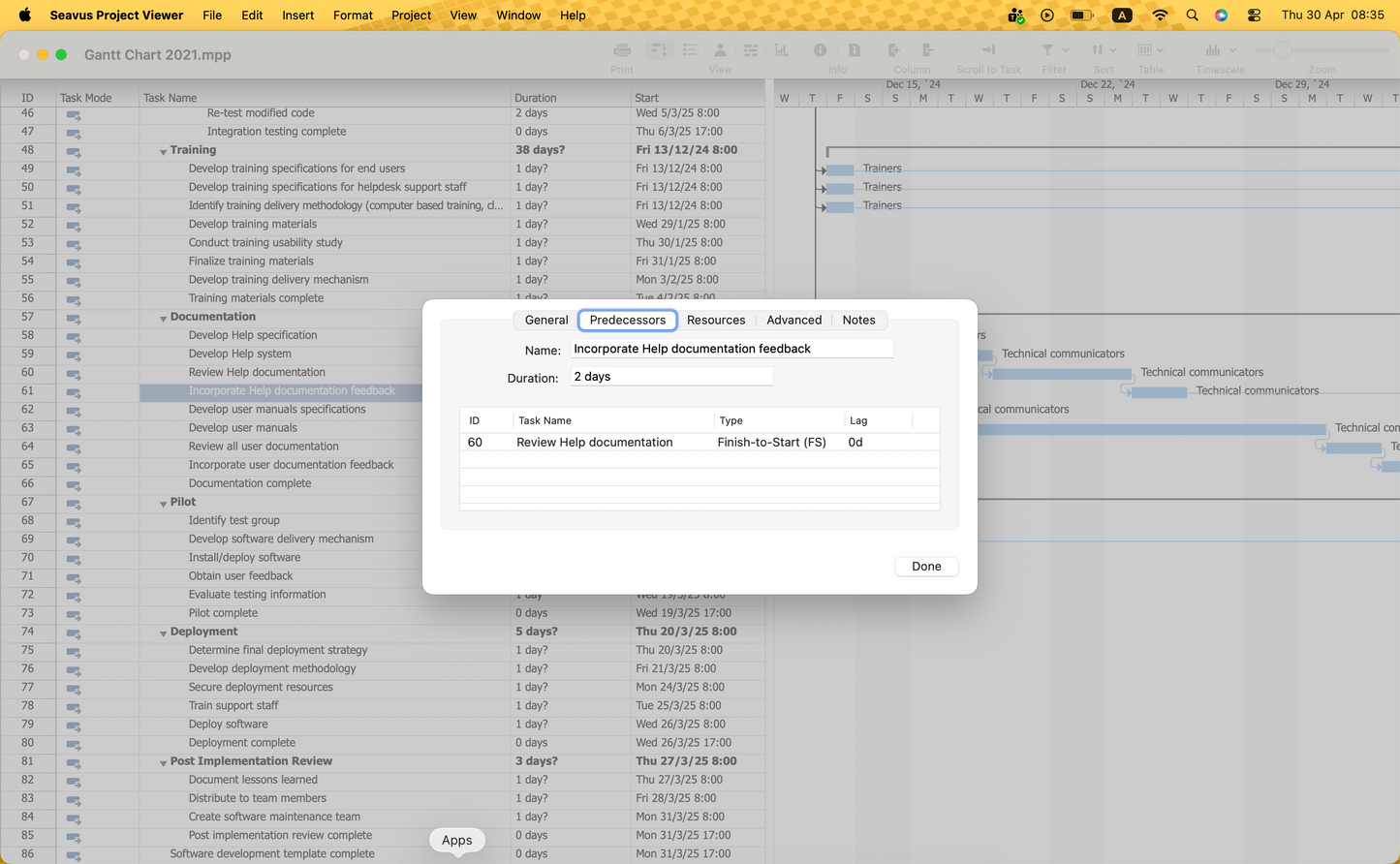 Seavus Project Viewer