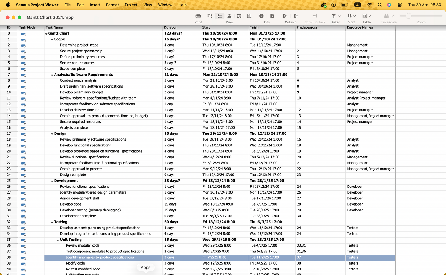 Seavus Project Viewer