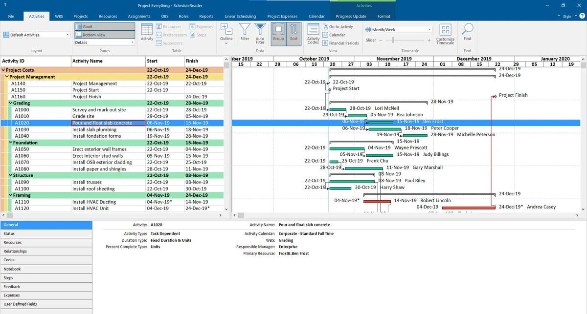 ScheduleReader — XER Reader & Viewer for PC & Mac – Synami Store